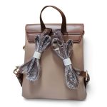 Herisson Firenze női hátizsák elegáns ecobőr divattáska barna camel