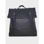 Natascia női hátizsák nagyméretű elegáns sötétkék ecobőr