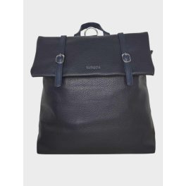 Natascia női hátizsák nagyméretű elegáns sötétkék ecobőr