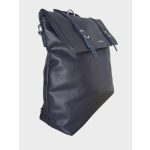 Natascia női hátizsák nagyméretű elegáns sötétkék ecobőr