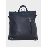 Natascia női hátizsák nagyméretű elegáns sötétkék ecobőr