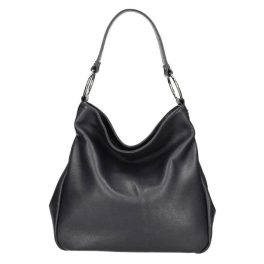   Vénusz valódi bőr női táska nagyméretű fekete Natascia