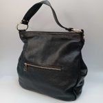 Vénusz valódi bőr női táska nagyméretű fekete Natascia