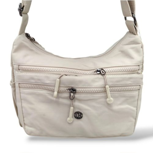 Fekete női válltáska kényelmes crossbody sokzsebes