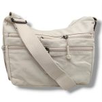 Fekete női válltáska kényelmes crossbody sokzsebes