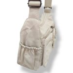 Fekete női válltáska kényelmes crossbody sokzsebes