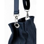 Szidónia valódi bőr női táska sötétkék színben Natascia