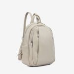 Valódi bőr női hátizsák bézs prémium olasz