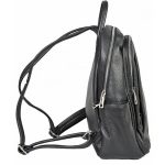 Britney valódi bőr női hátizsák bézs prémium olasz