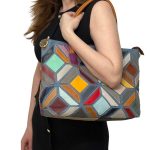 Vanda valódi bőr női táska egyedi különleges nagyméretű