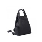 Norina valódi bőr női hátizsák fekete színű prémium