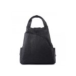 Norina valódi bőr női hátizsák fekete színű prémium