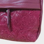 Karen női kézitáska elegáns fekete, prémium rostbőr nagyméretű