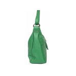 Almanda valódi bőr női táska zöld színben