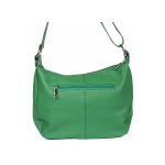 Almanda valódi bőr női táska zöld színben
