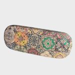 Szemüvegtok parafa anyagból különleges patchwork zöld portugál