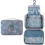 Neszeszer női felakasztható flamingó mintás kék