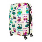 Bőrönd kabin méret strapabíró erős 55 cm Wizz Rya baglyos