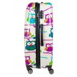 Bőrönd kabin méret strapabíró erős 55 cm Wizz Rya baglyos