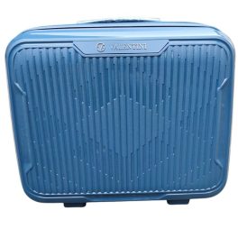   Valentini utazó neszeszer bőröndre húzható kozmetikai táska sötétkék PP