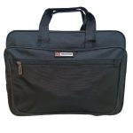 Férfi irattáska fekete színben + laptoptartó rekesszel
