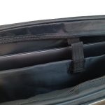 Férfi irattáska fekete színben + laptoptartó rekesszel