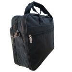 Férfi irattáska fekete színben + laptoptartó rekesszel