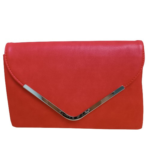 Női táska piros alkalmi táska borítéktáska