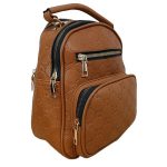 Emma elegáns női hátizsák és válltáska egyben barna