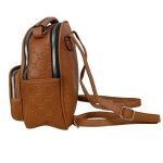 Emma elegáns női hátizsák és válltáska egyben barna
