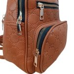 Emma elegáns női hátizsák és válltáska egyben barna