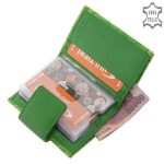 Giultieri bőr kártyatartó zöld különleges