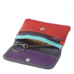 Valódi bőr kulcstartó fekete kék piros La Scala