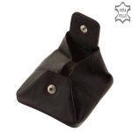 Női pénztárca barna levéltáska csuklópánttal