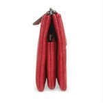 Tina fekete női pénztárca cipzáras nagyméretű