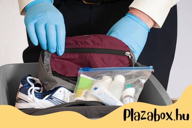 Kézipoggyász ellenőrzés a repülőtéren